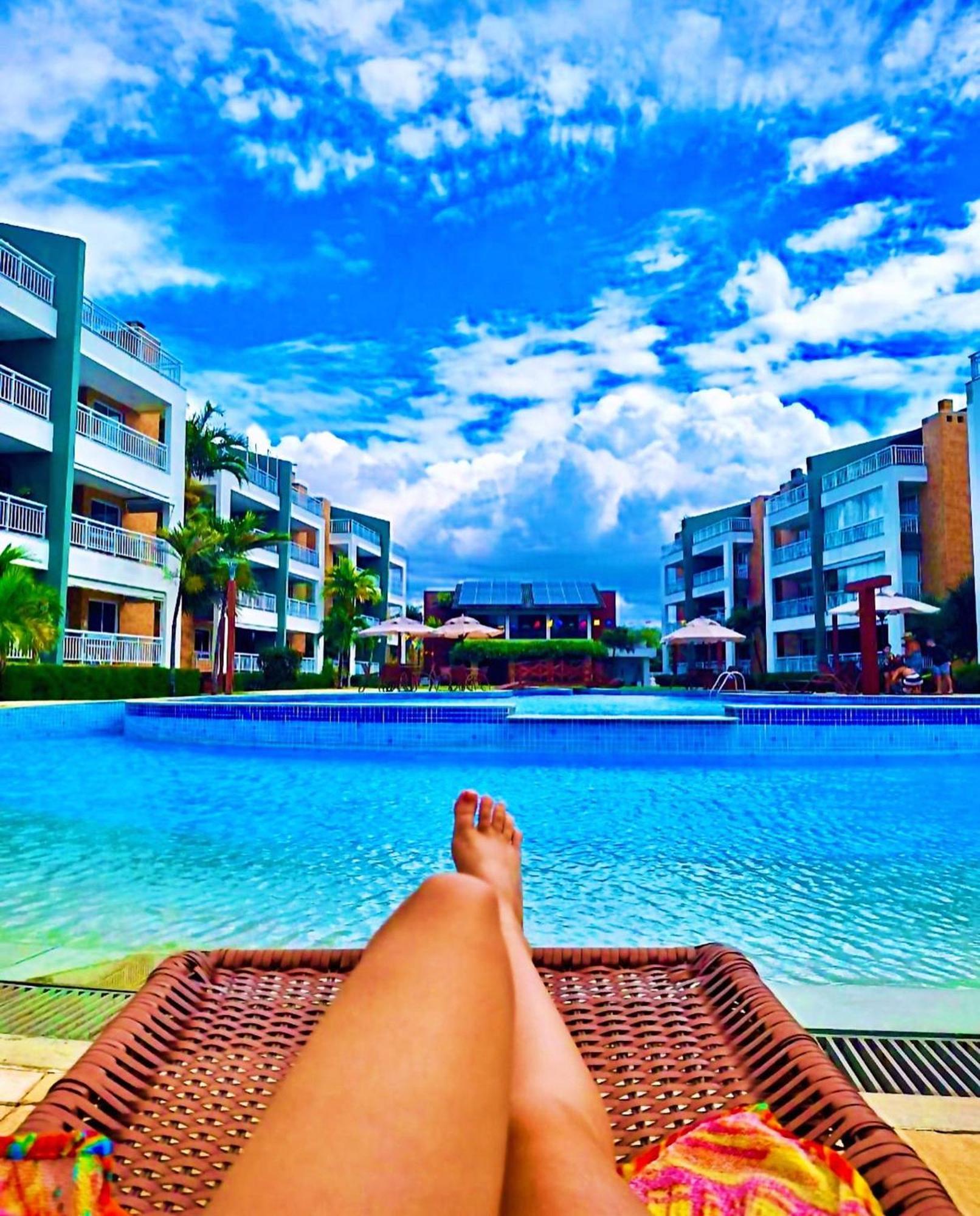 Terramaris - Aptos Vista Mar, Pe Na Areia, Vizinho Ao B Park Aquiraz Eksteriør bilde