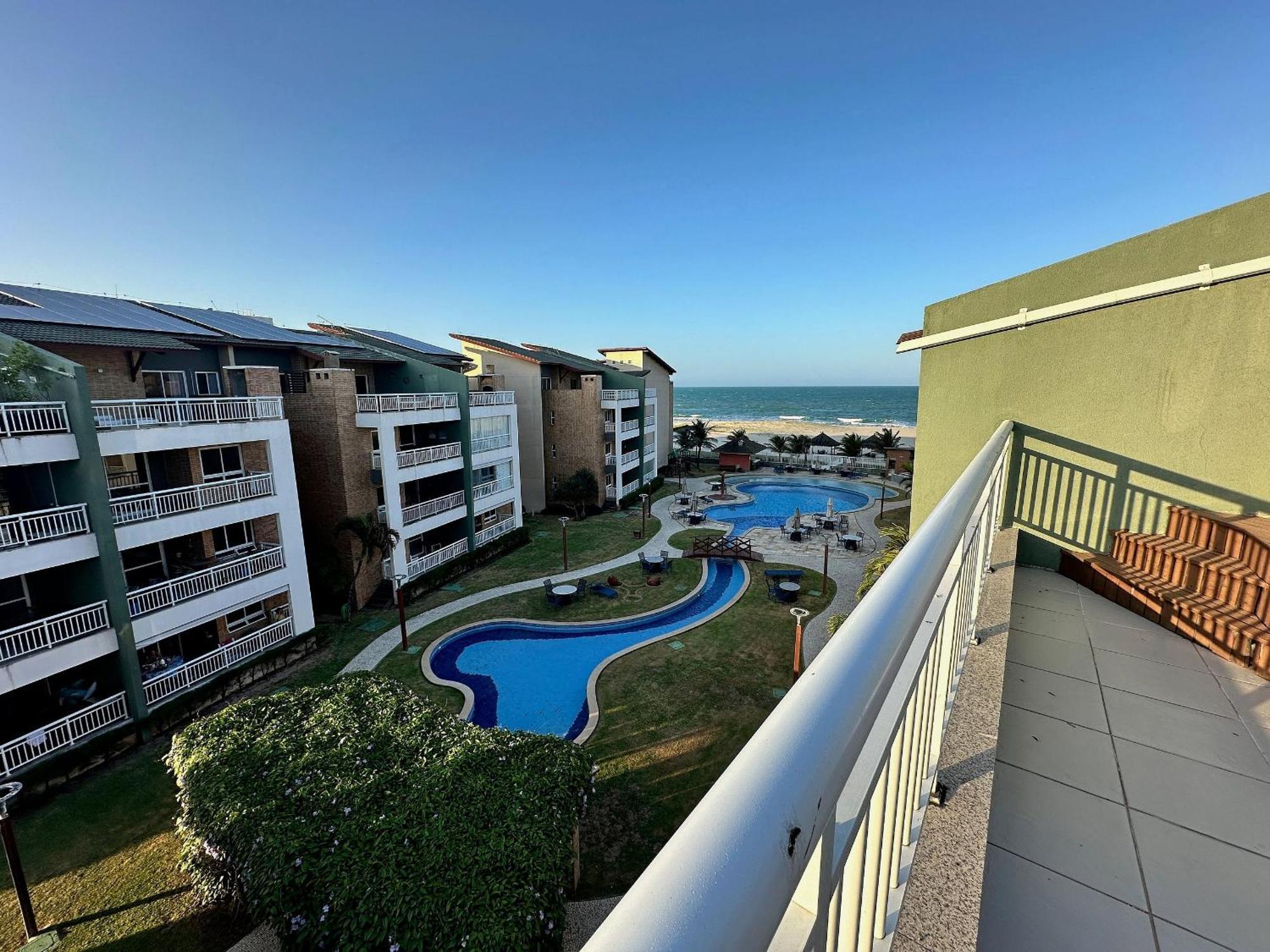 Terramaris - Aptos Vista Mar, Pe Na Areia, Vizinho Ao B Park Aquiraz Eksteriør bilde