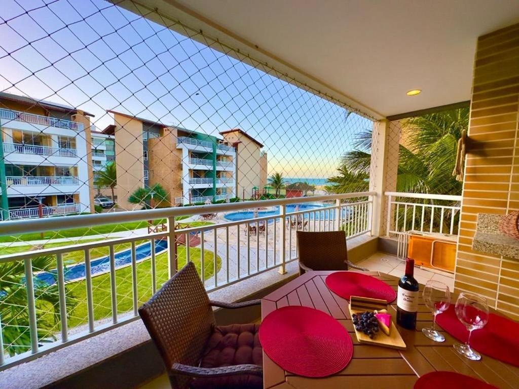 Terramaris - Aptos Vista Mar, Pe Na Areia, Vizinho Ao B Park Aquiraz Eksteriør bilde