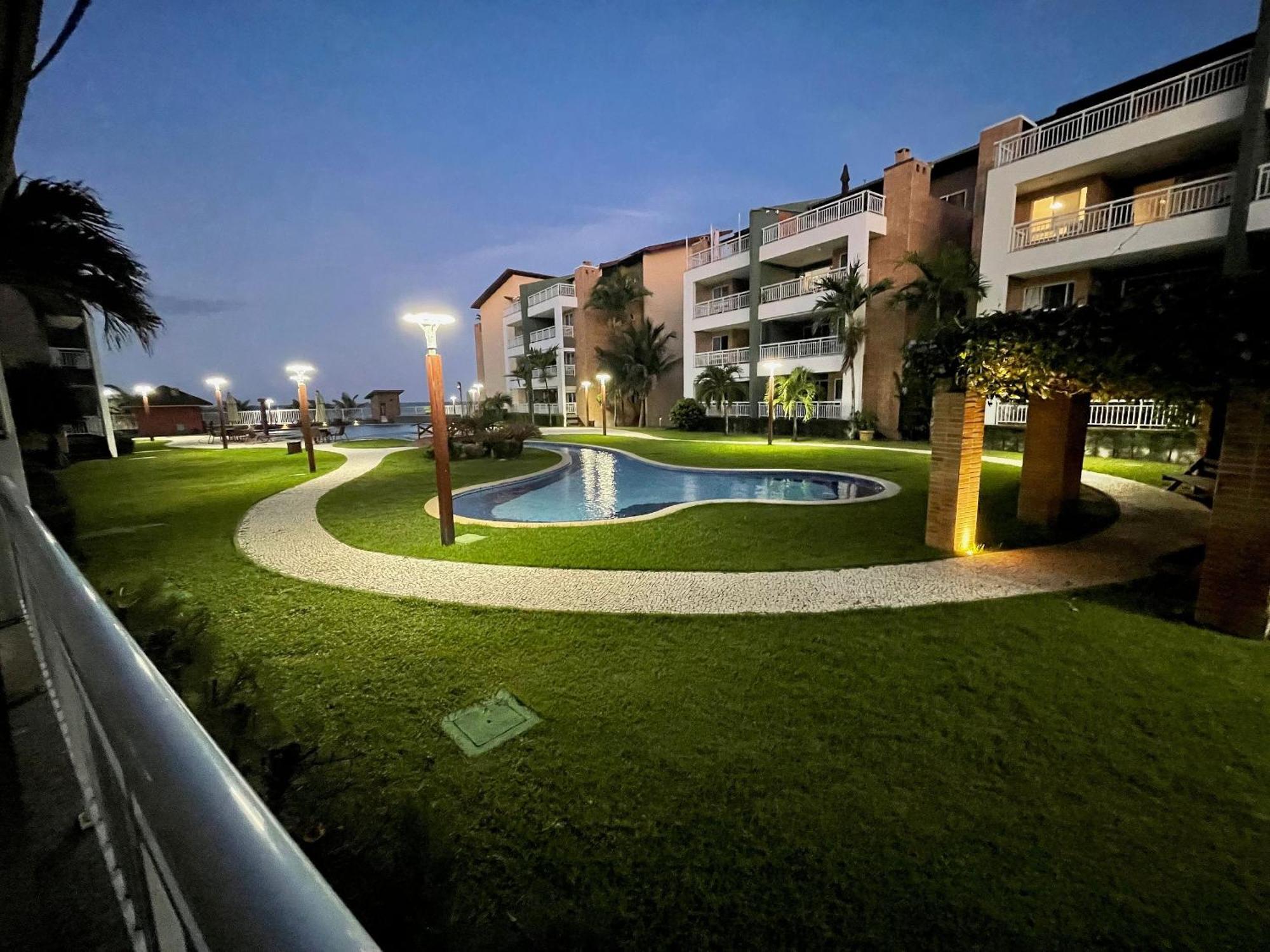 Terramaris - Aptos Vista Mar, Pe Na Areia, Vizinho Ao B Park Aquiraz Eksteriør bilde