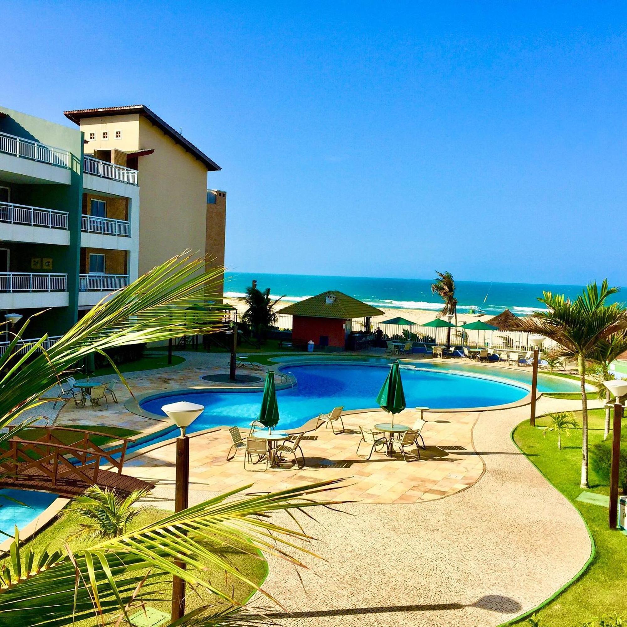 Terramaris - Aptos Vista Mar, Pe Na Areia, Vizinho Ao B Park Aquiraz Eksteriør bilde