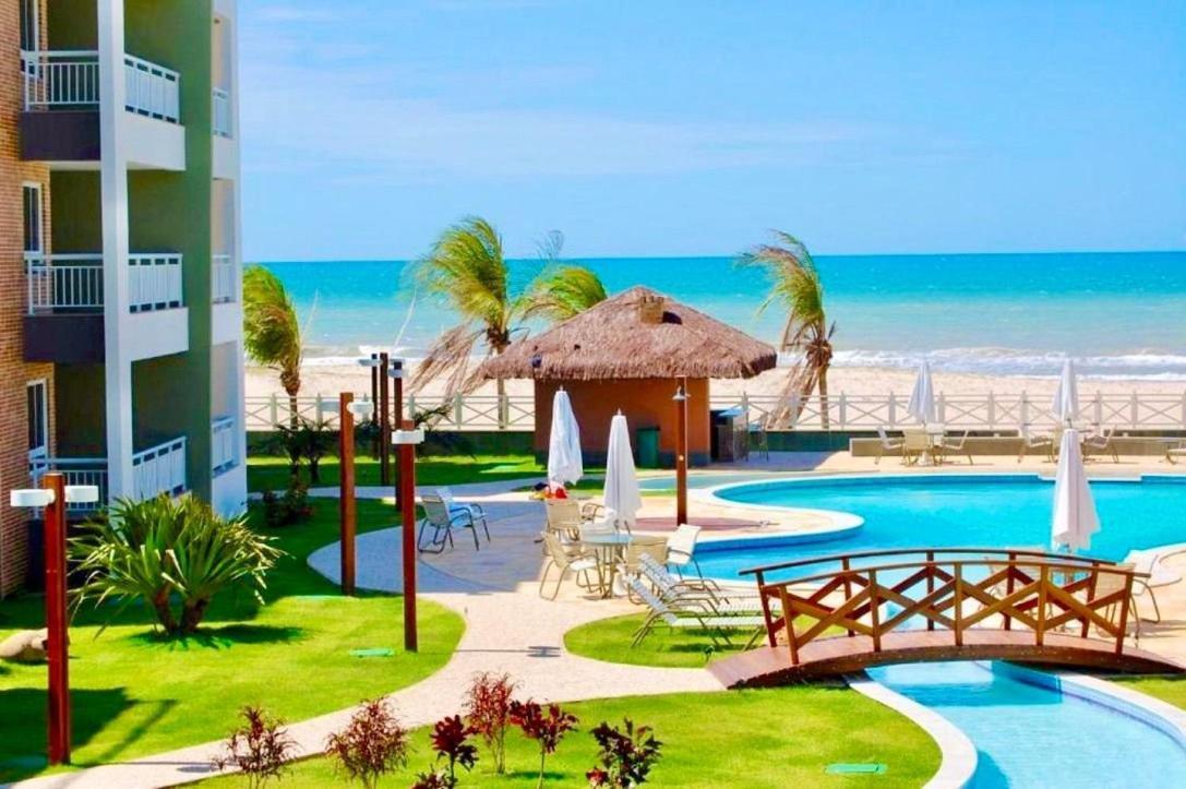 Terramaris - Aptos Vista Mar, Pe Na Areia, Vizinho Ao B Park Aquiraz Eksteriør bilde